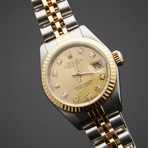 women's rolex second hand|pre owned rolex ladies.